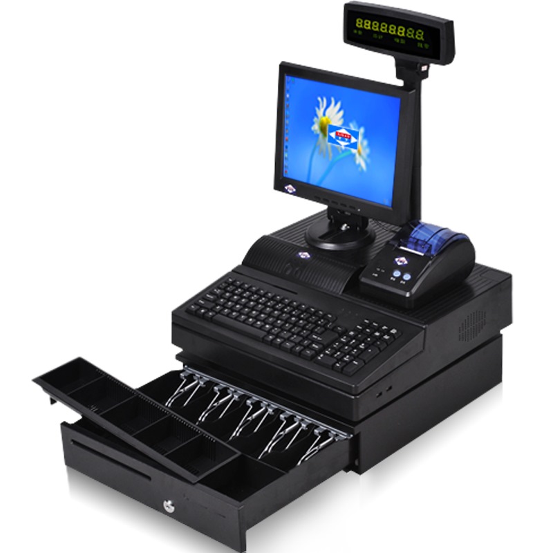 爱宝ab-5200 pos收款机 黑