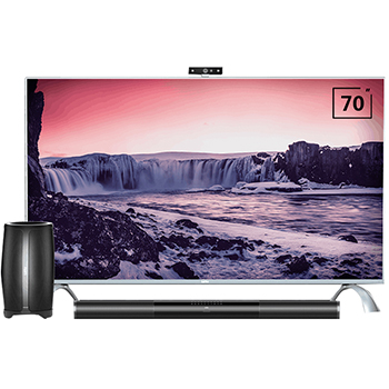 乐视max70-2d 超级电视超4 70英寸 2d 4k高清智能分体电视(挂架版)